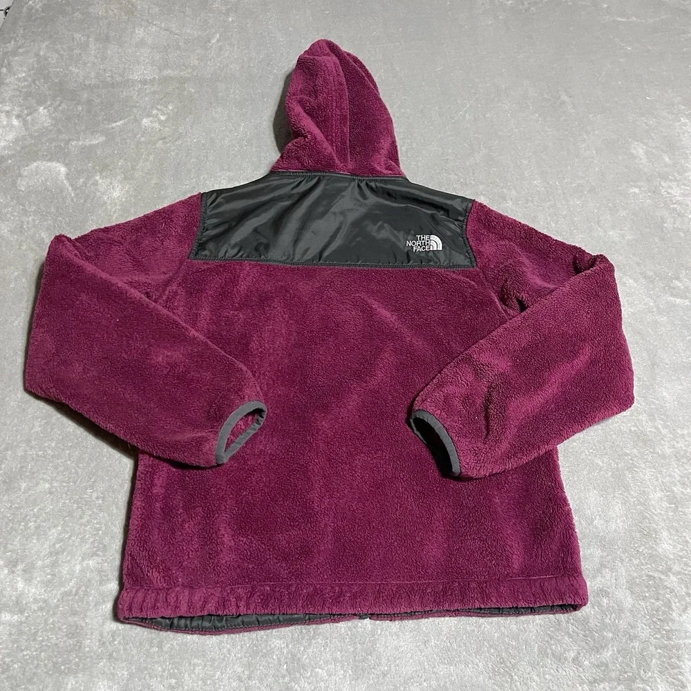 The North Face‎ Jacket Girls Large Hooded Fleece Full Zip Outdoors Coat Active